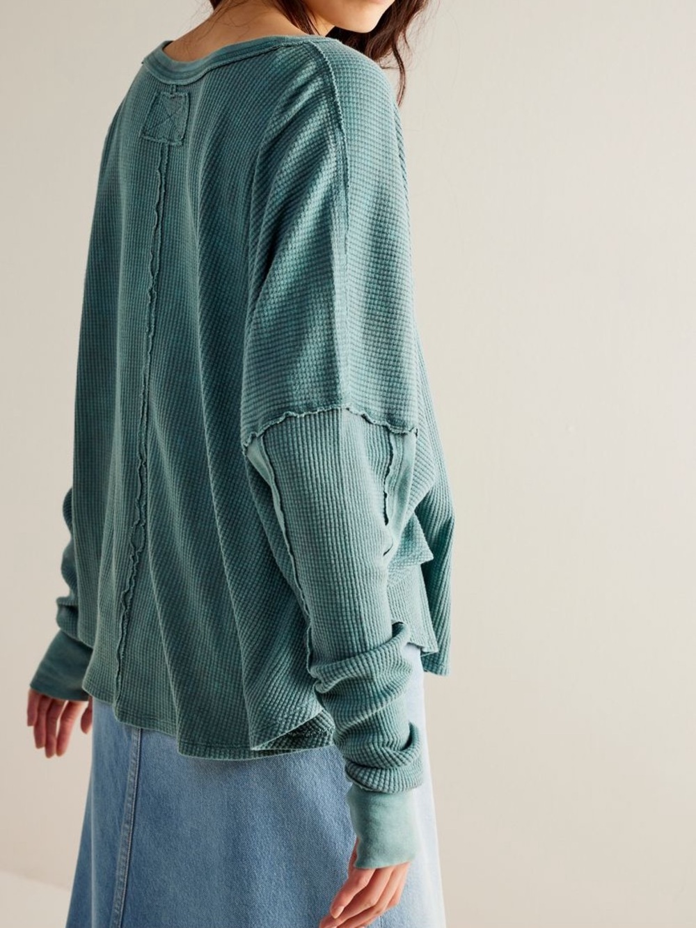 Free People Microphone Drop Thermal Tee - Picture 2 of 7